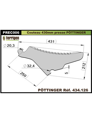 Couteau pour mélangeuse