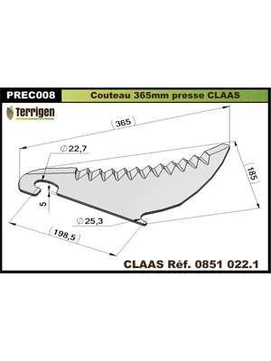 Couteau pour mélangeuse