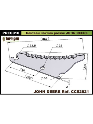 Couteau pour mélangeuse