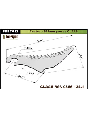 Couteau pour mélangeuse