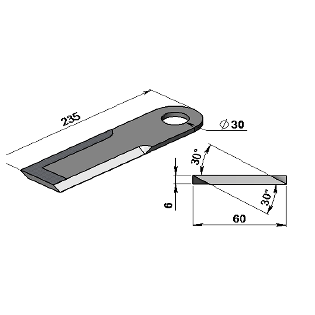 FLEAU CUEILLEUR MAÏS adaptable OLIMAC- Référence d'origine DR12300